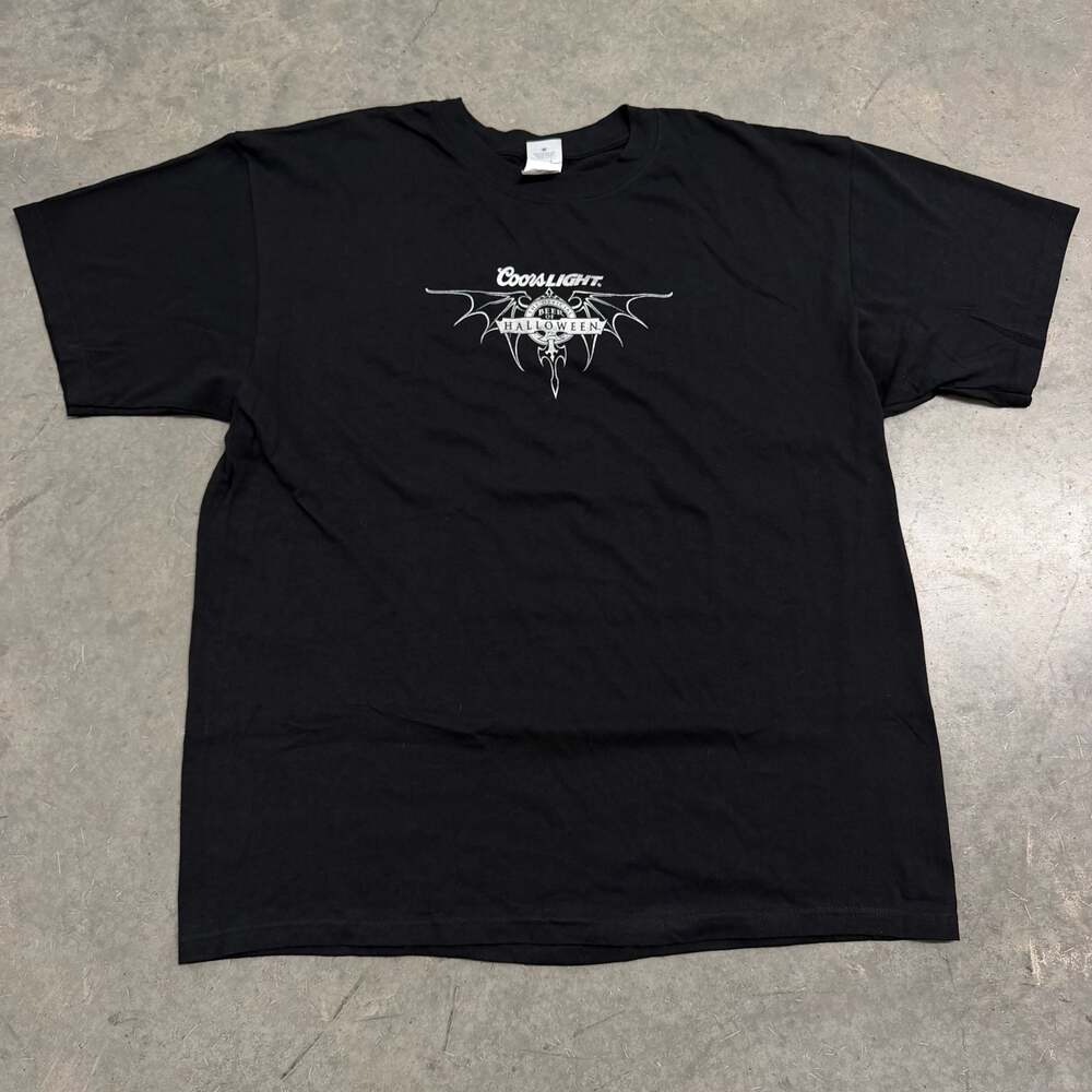 Vintage Y2K Coors Light Halloween T Shirt